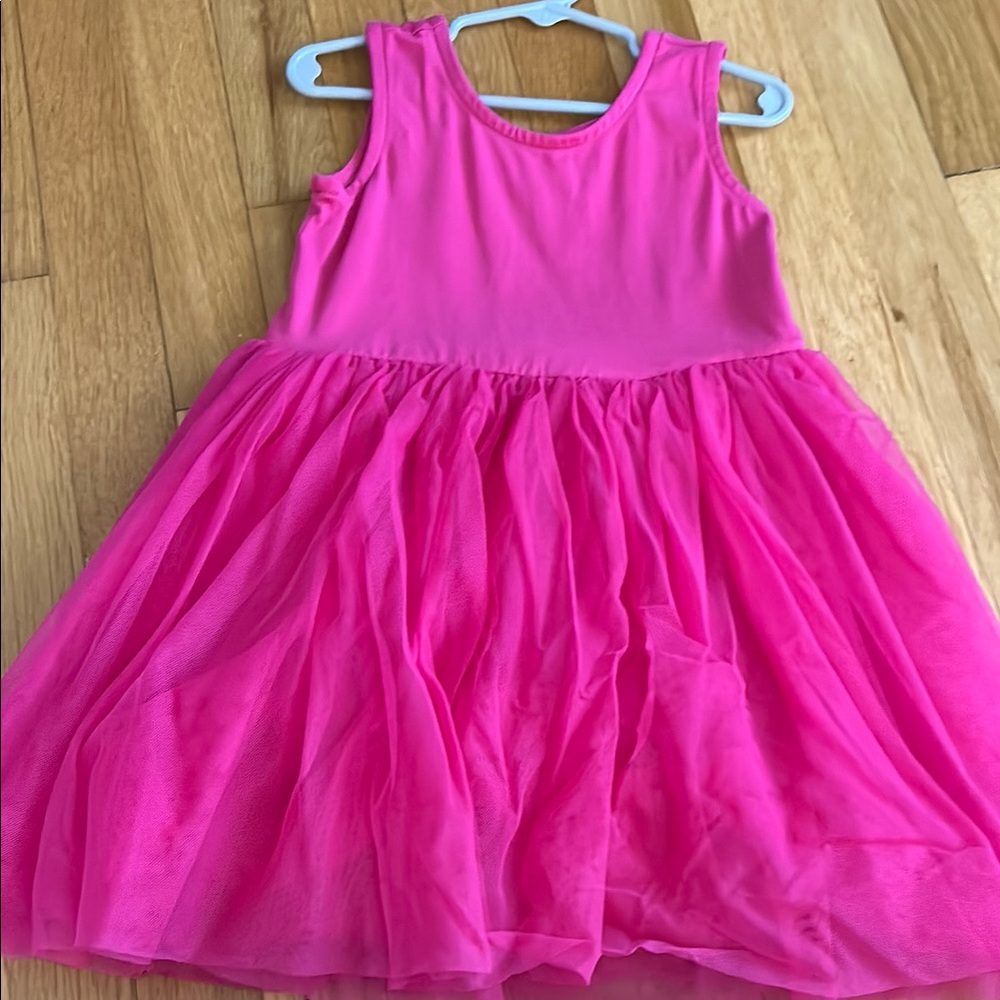 Hanna Andersson Pink Sleeveless Tulle Dress. Size 110